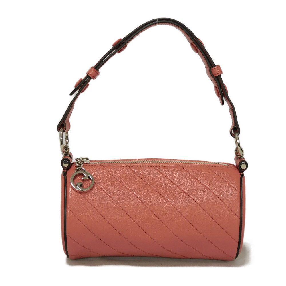 【中古】 ショルダーバッグ GGチャーム 2WAY RFID ICチップ 未使用 ブロンディ ミニ バッグ インターロッキングG 760170 AACPY 6701