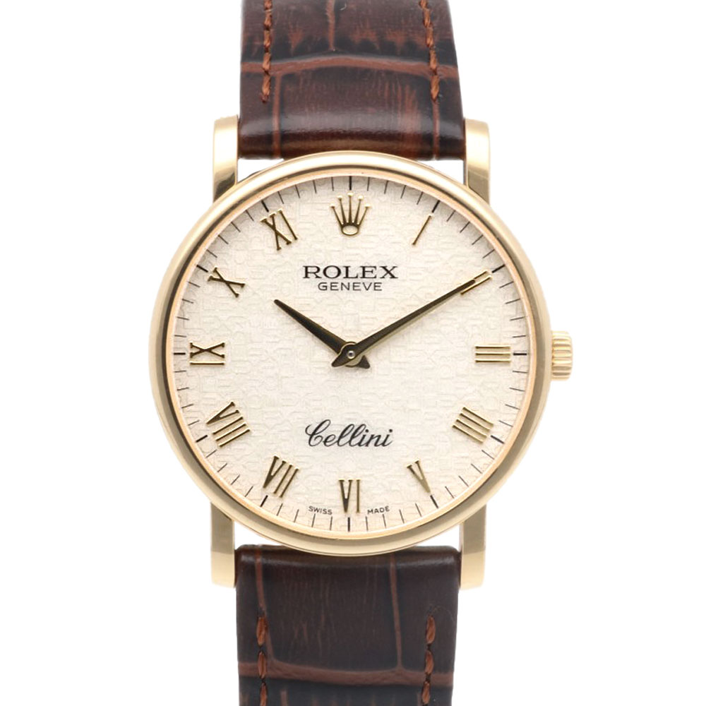 ロレックス チェリーニ 腕時計 18金 K18イエローゴールド 5115 手巻き 1年保証 ROLEX 中古 美品