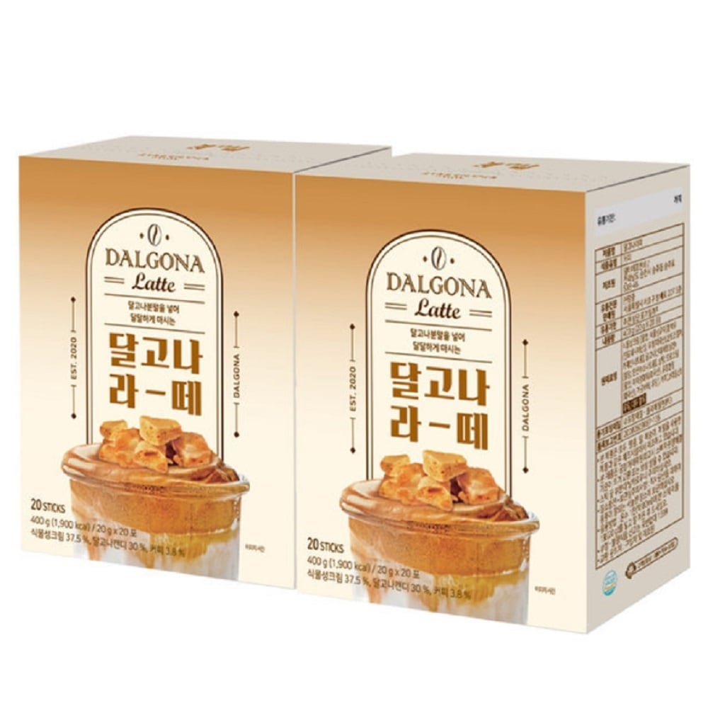 韓国-KMEAL-KFOOD-平中タルゴナラテ20T 2個