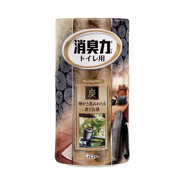 （まとめ） エステー トイレの消臭力 炭と白檀の香り 400mL 6個(×5セット)