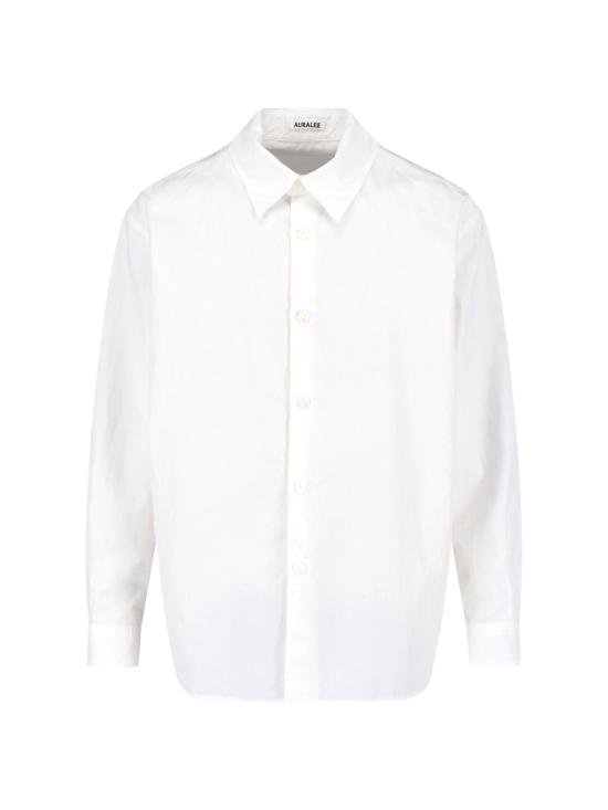AURALEE Men Shirts A26SS01SW WHITE White