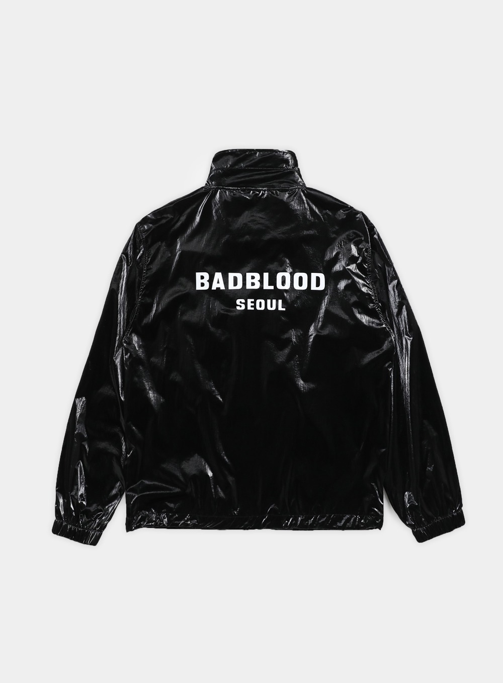 【BADBLOOD】 PRINT LOGO NYLON TRACK JACKET : BLACK 17,712円
