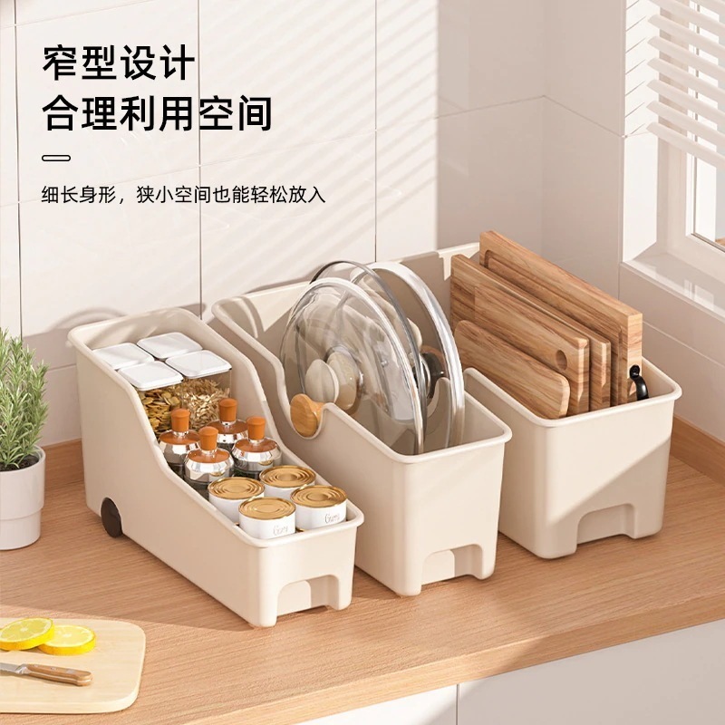[即納]いまだけの超SALE！ ホイール収納ラック キャビネット収納 プラスチック鍋収納ラック 鍋蓋ラック キッチン収納ボックスラック 品質良い!