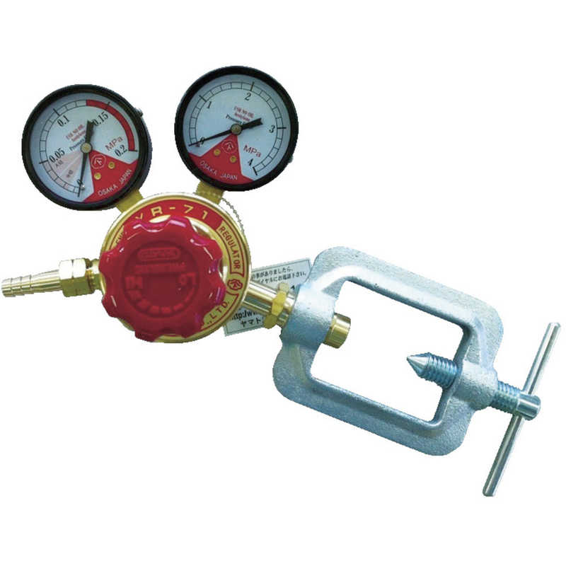 ヤマト産業　全真鍮製アセチレン調整器 YR-71　NYR71