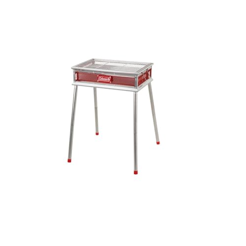 コールマン(Coleman) コンロ クールスパイダーステンレスグリル 引き出し式ロストル レッド 34人用 170-9367