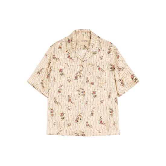 VALENTINO GARAVANI Men Shirts 8V3AA111B9G ZC9 NEUTRALS