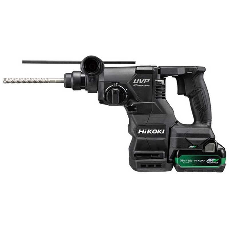 HiKOKI　ロータリハンマドリル 36V SDSプラスシャンク 新マルチボルトセット品 ストロングブラック　DH3628DA2XPBZ