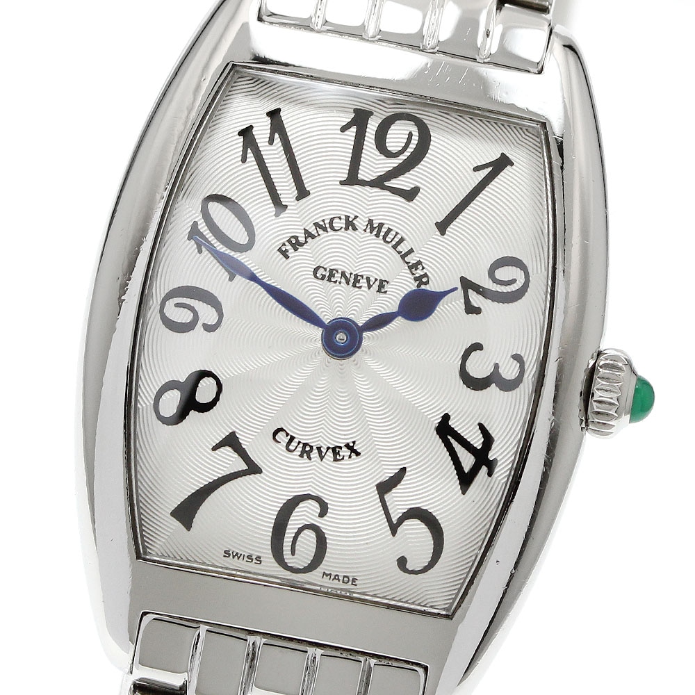 フランクミュラー FRANCK MULLER 1752QZ トノウ カーベックス クォーツ レディース 箱・保証書付き_941991【中古】