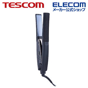 TESCOM プロフェッショナル プロテクト イオン ストレートアイロン マイナスイオン プラスイオン 25ミリ ノビーバイ ヘアーアイロン 幅 25mm 海外対応 温度調整 ツヤ 静電気 美容室 薄