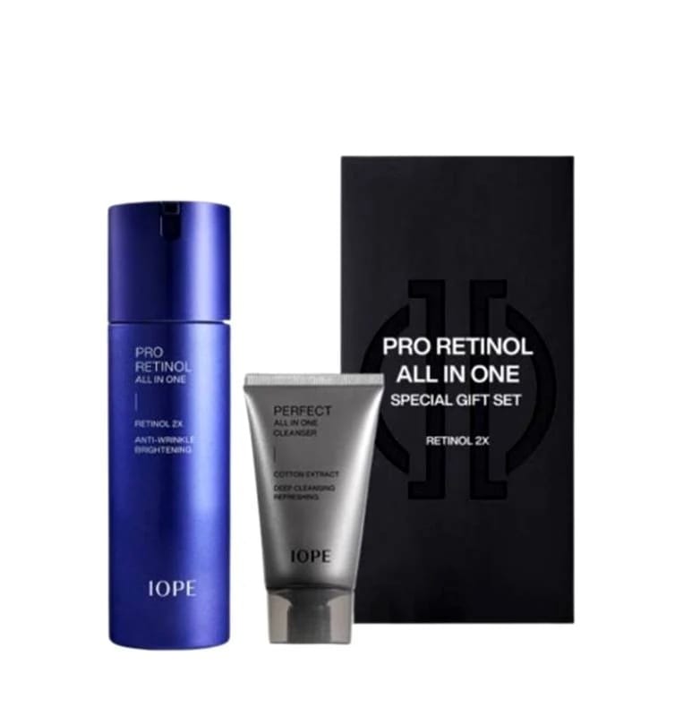 [メンズオールインワン ギフトセット] プロ レチノール オールインワン 120ml + パーフェクト オールインワン クレンザー 50g