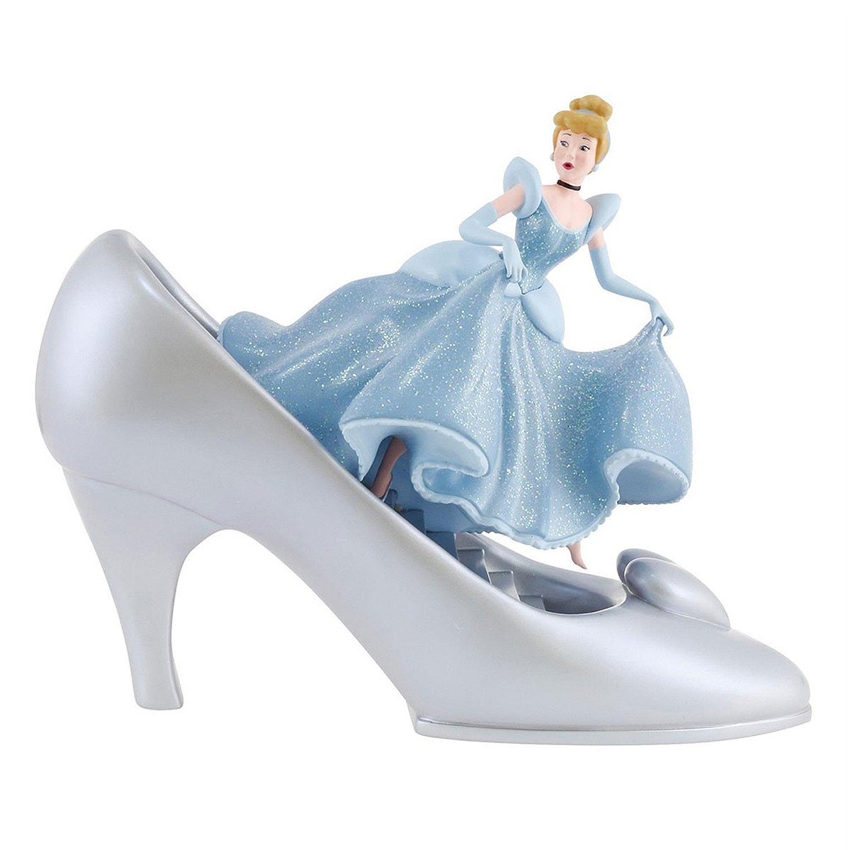 ディズニー100 シンデレラ＆ガラスの靴 フィギュア 置物 インテリア オブジェ ディズニープリンセス 6013397 ウォルトディズニーカンパニー創立100周年記念