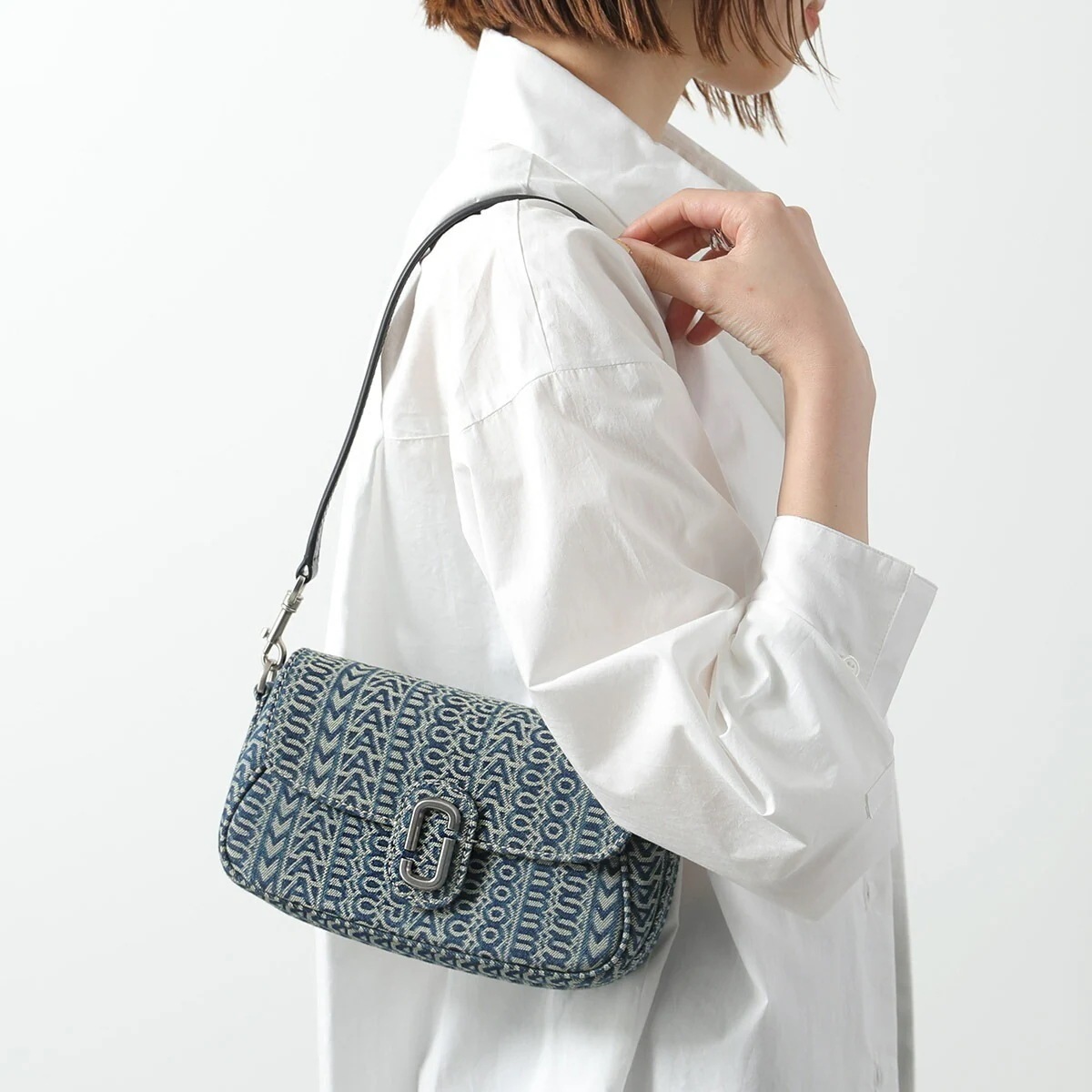 MARC JACOBS マークジェイコブス ショルダーバッグ 2P4HSH081H03 レディース ハンドバッグ チェーン クロスボディ ロゴ 鞄 473/SUN-FADED-DENIM 【mega】