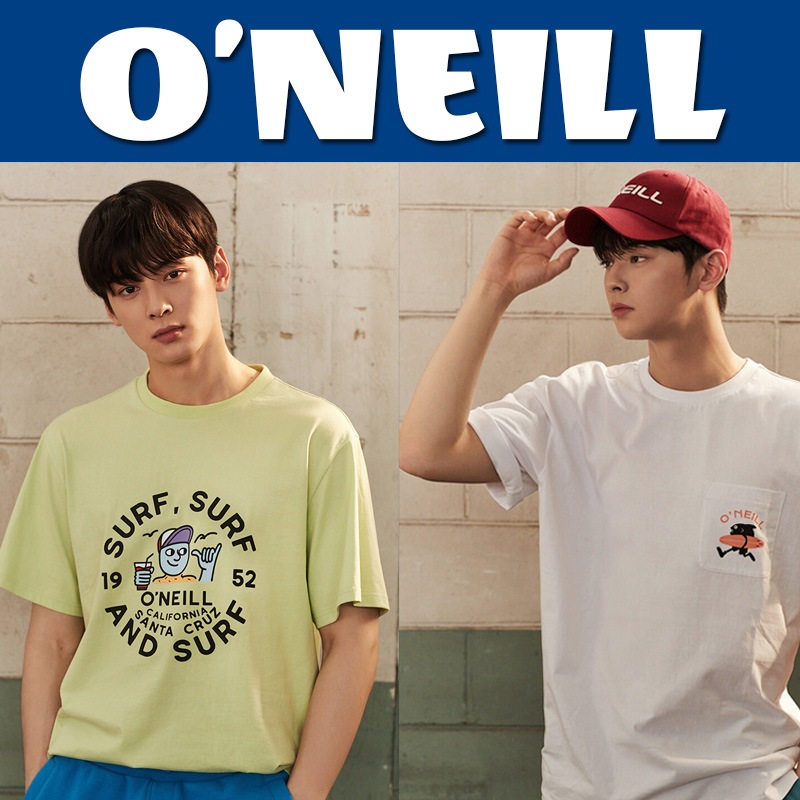 [ONEILL]ASTRO チャウヌ 着用 半袖 tシャツ2種類