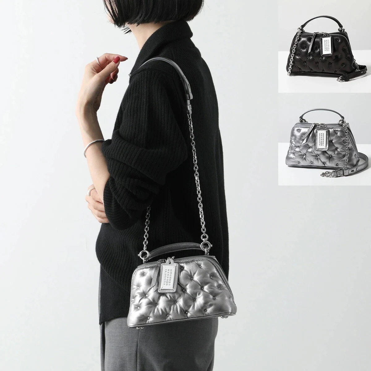 MAISON MARGIELA メゾンマルジェラ 11 ハンドバッグ Glam Slam グラムスラム SB1WG0065 P6434 P6800 ショルダーバッグ 鞄 SB1WG0065P6434T