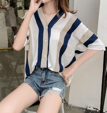 トップス 個性的 モテアイテム カットソー ドロップショルダーボタン ポケット 前開き 通気性 薄手 シンプル カジュアル おしゃれ お洒落 レトロ アジアン 女子 こなれ感 ラフ