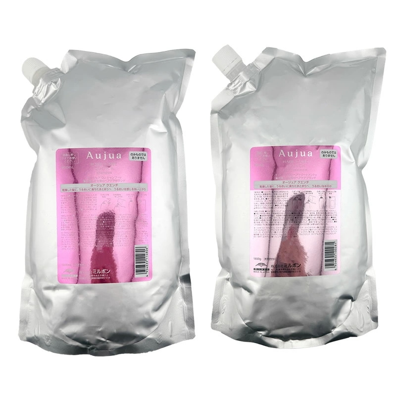 クエンチ シャンプー 1800ml & ヘアトリートメント 1800g （詰替え） うるおい 乾燥毛 保湿　milbon －80－
