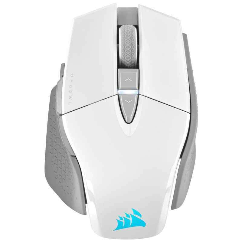 コルセア　CORSAIR　M65 RGB ULTRA White Wireless ［光学式 /有線/無線(ワイヤレス) /8ボタン /Bluetooth・USB］　CH-9319511-AP2