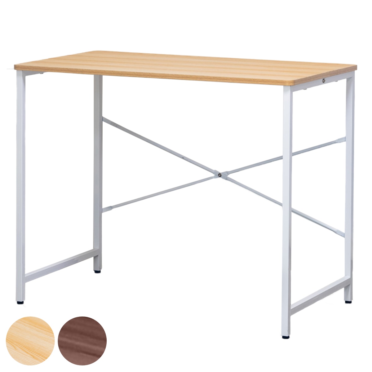 ワークデスク シンプル 幅90cm 奥行50cm トライベッカ デスク 机 学習机 勉強机 パソコンデスク オフィスデスク コンパクト 平机 学習デスク パソコン PC リビングデスク