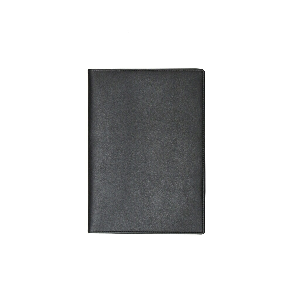 （まとめ買い）コレクト ノートカバー 本革調 B5 黒 CP-50V-BK [x3]