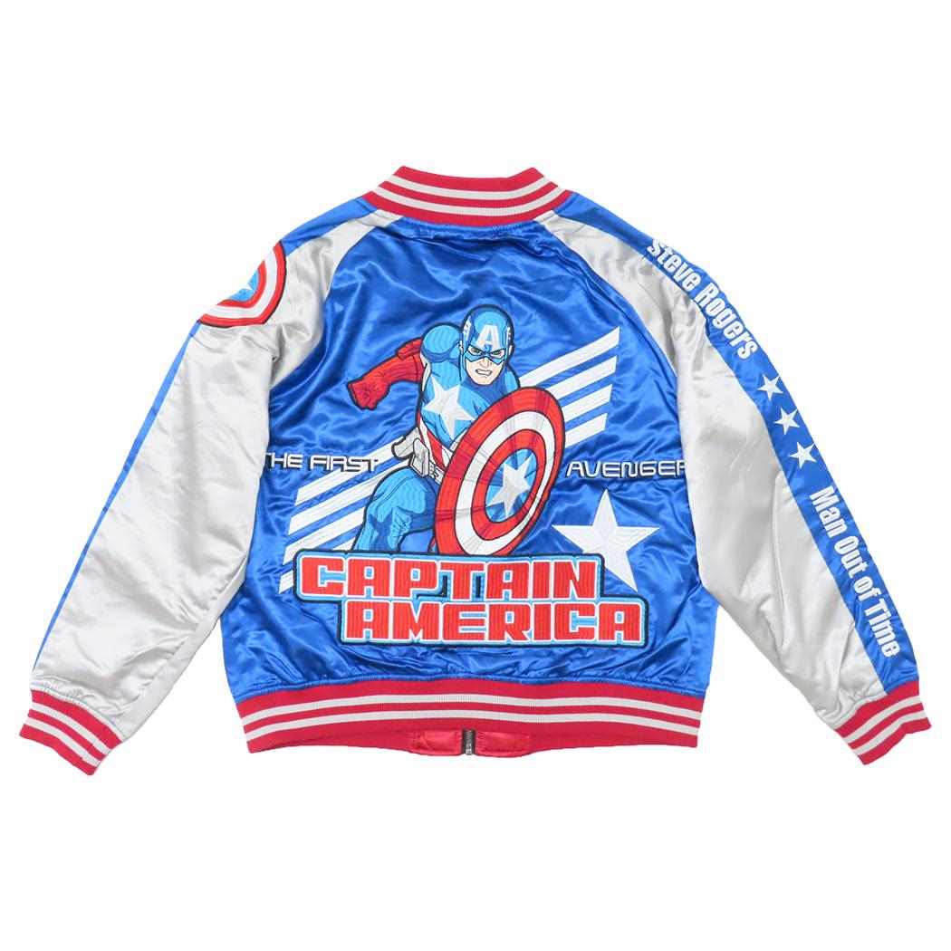 キャプテンアメリカ スカジャン アウター スーパーソルジャー MARVEL キャラクター グッズ