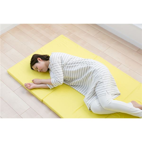 バランスマットレス シングル イエロー 約91x192x5cm