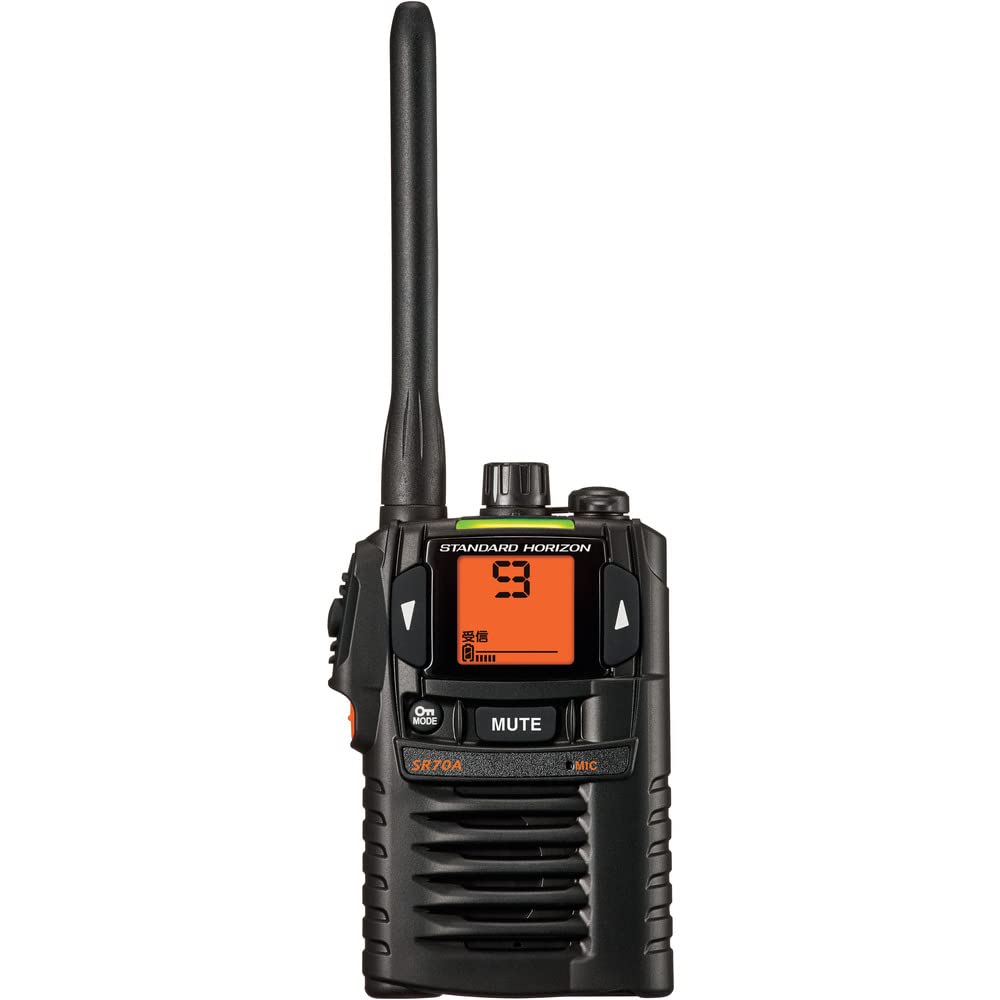 スタンダードホライゾン SR70A ブラック 特定小電力トランシーバー IP67防塵防水 SR70A(BLACK)