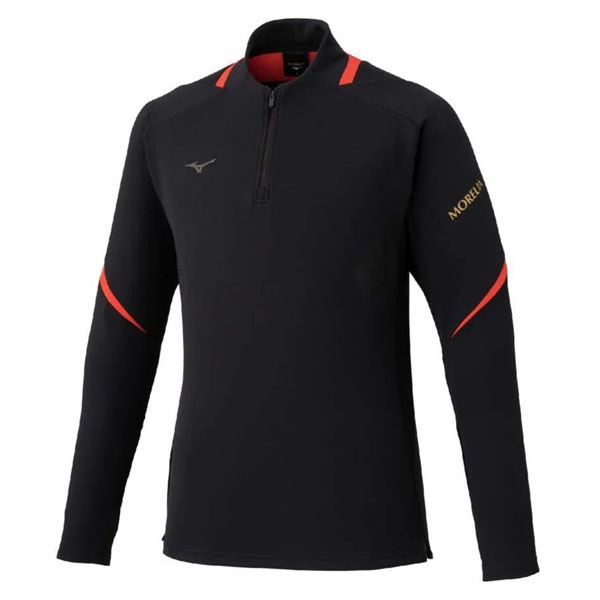 返品交換不可 在庫一掃セール MIZUNO ミズノ モレリア トレーニングトップ P2MCC00509 ユニセックス ウェア ウォームアップ シャツ