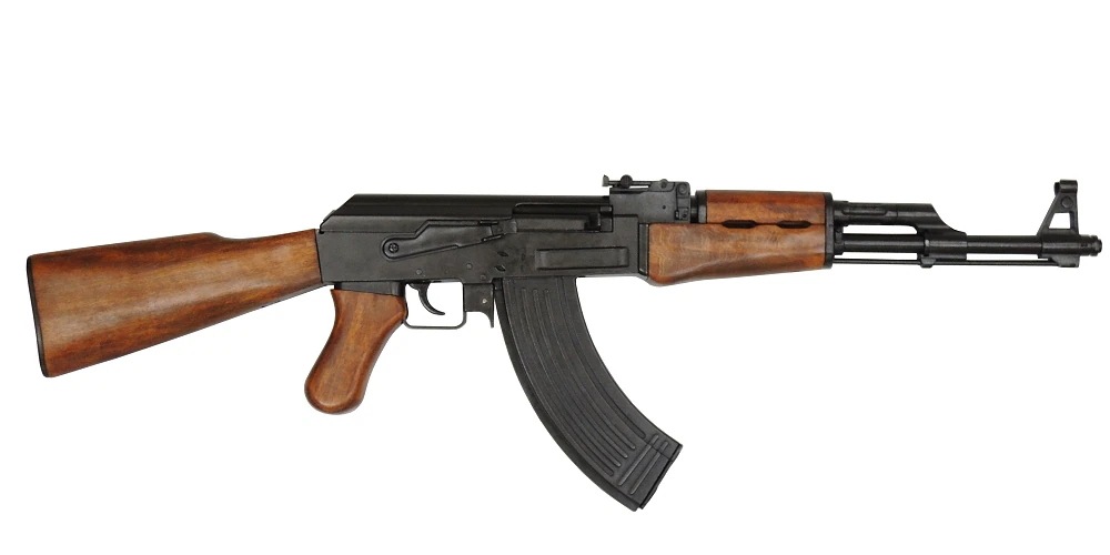 モデルガン AK47 アサルトライフル カラシニコフ DENIX デニックス 1086 87cm レプリカ 銃 コスプレ 小物 模造 リアル アサルト ロシア ライフル銃
