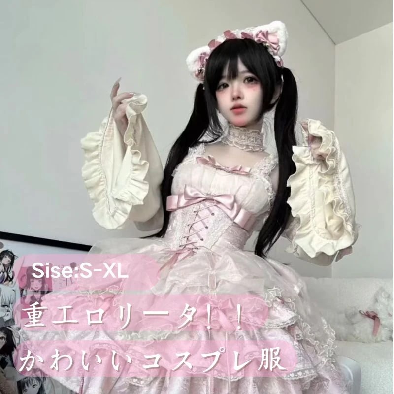 ロリータドレス 薔薇執事JSK ロリータワンピース セクシー やさしい バレエ風 ワンピース