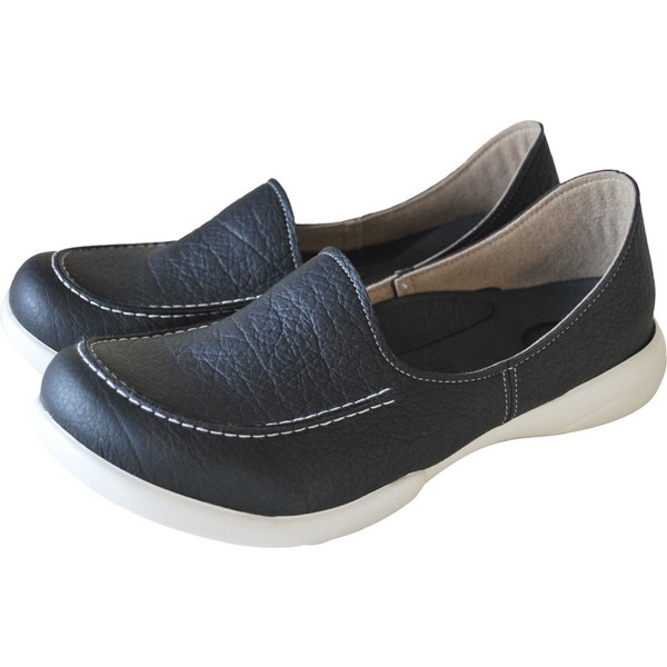 Re:getA リゲッタ レディース ホワイトソールドライビングローファー R-078 カジュアル シューズ R078-BLK