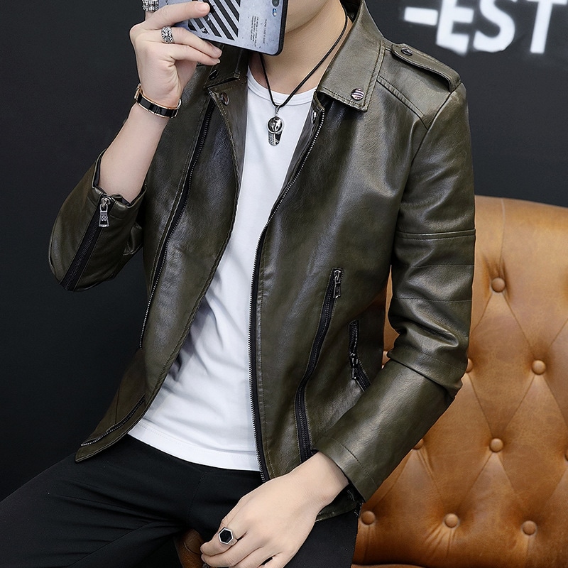 新作 トレンド ライダースジャケット 革ジャン レザー ジャケット メンズ バイクジャケット ライダース シングル 防寒 防風 アウター フェイクレザー