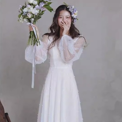 レディース ドレス ロング Vネック Aライン レース チュール シフォン ウエストマーク ハイウエスト 透け感 シースルー かわいい 大人可愛い きれいめ シンプル 上品 おしゃれ ガーリー