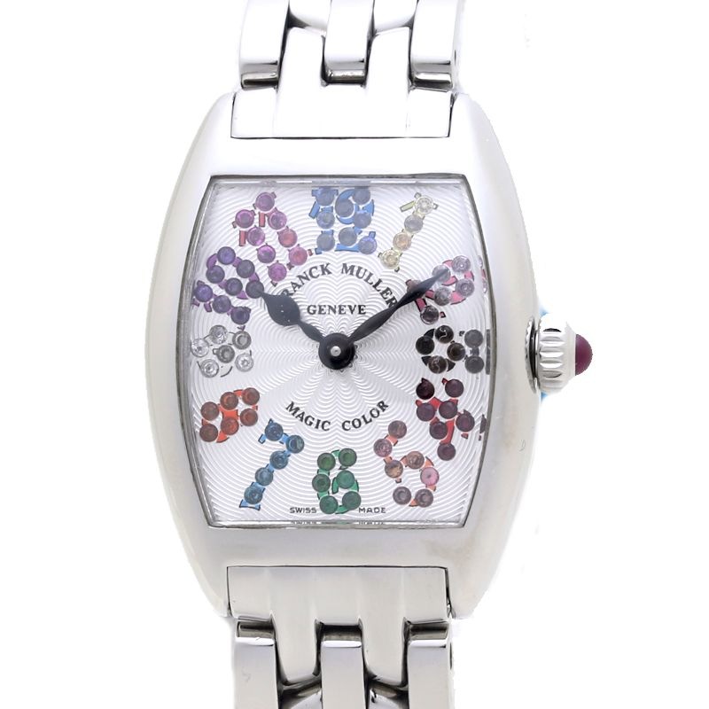 トノーカーベックス マジックカラー 2252QZMAGCOLAC【正規店購入】【磨き済/電池交換済】ステンレススチール レディース /39476【中古】【腕時計】 239,250円