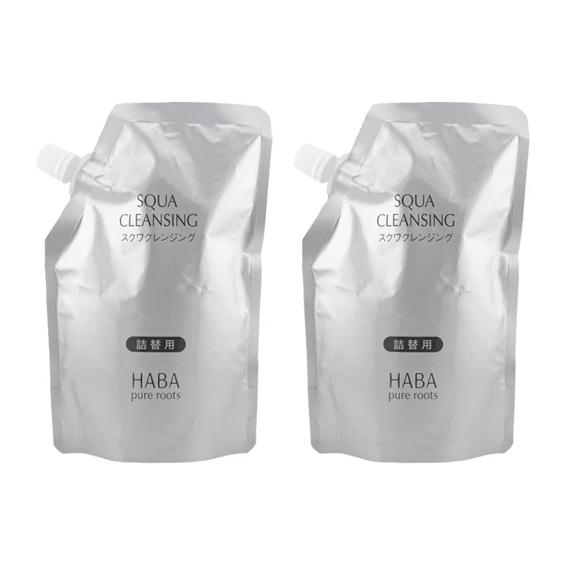 [2個セット]スクワクレンジング詰替用 240ｍL メイク落とし 洗顔不要 レフィル リフィル 角質 保湿 女性[ギフトラッピング対応]