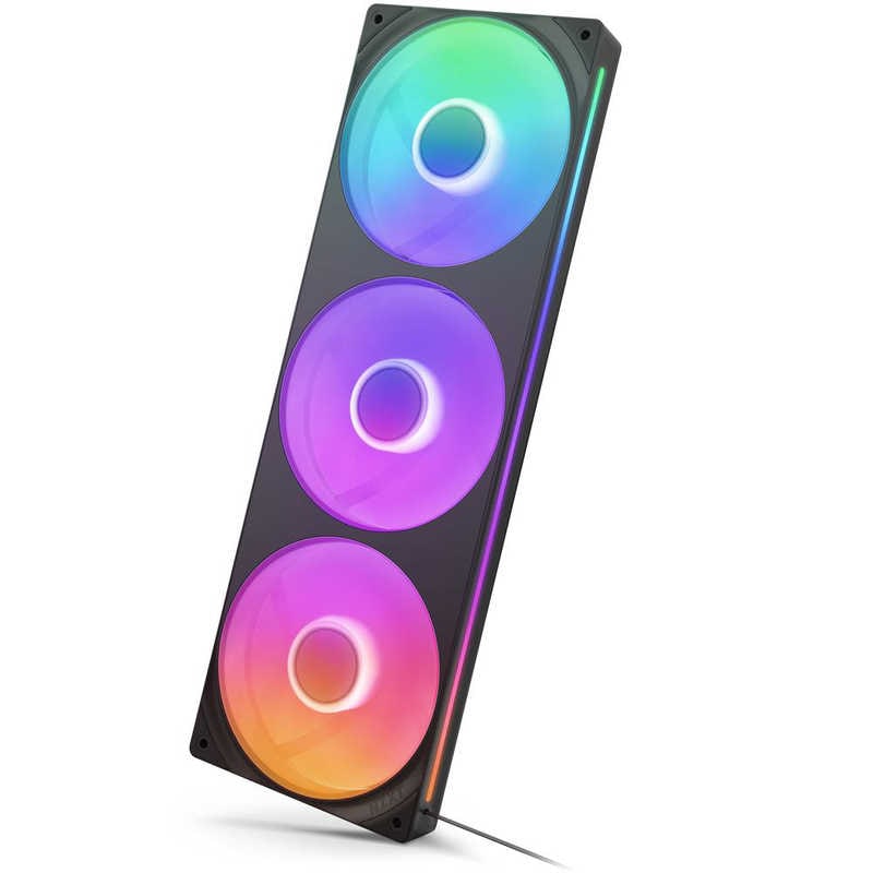 NZXT　ケースファン シングルフレーム F360 RGB CORE ［ 360mm /2400RPM ］ ブラック　RF-U36HF-B1