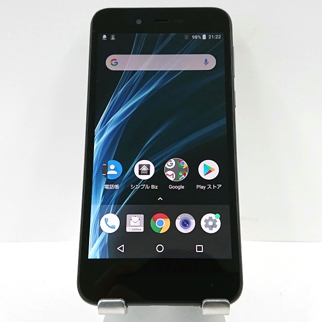 AQUOS sense basic 702SH SoftBank ブラック 送料無料 本体 c04551 【中古】