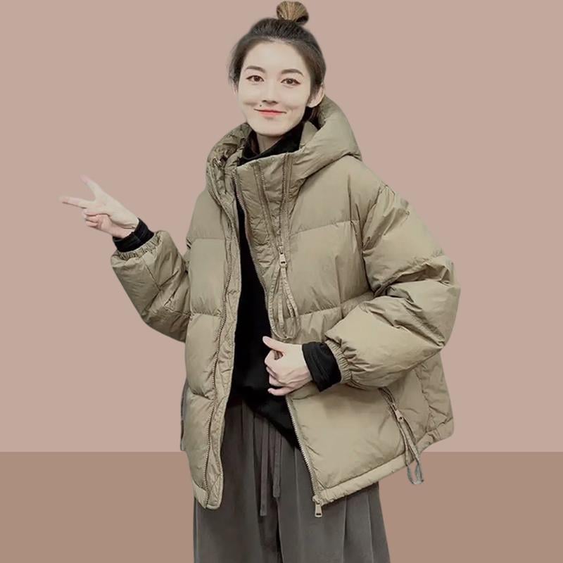秋服 レディース ファッション オシャレ カワイイ シンプル 大人カワイイ 大きいサイズ 冬 ダウン 厚手 綿服 コットン ジャケット