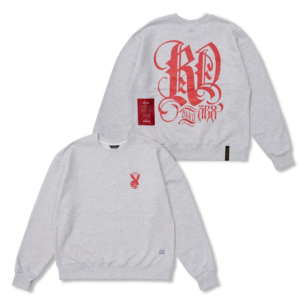 Rd 368 Oversized Crewneck Melange