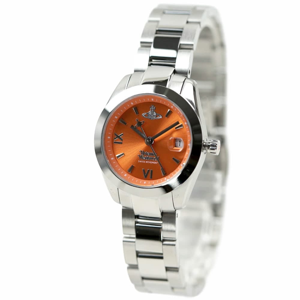 ヴィヴィアンウエストウッド 腕時計 レディース オレンジ シルバー Vivienne Westwood Fenchurch VV292ORSL