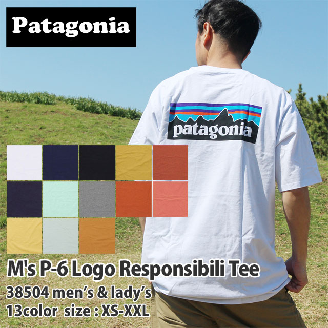 パタゴニア Patagonia Ms P-6 Logo Responsibili Tee 38504 200-008435-020