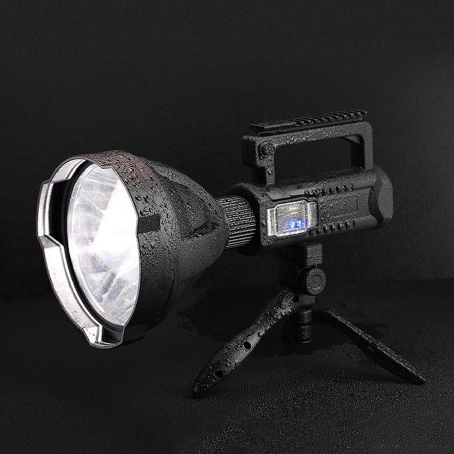 サーチライト充電式防水スポットライト懐中電灯W591ベース付き