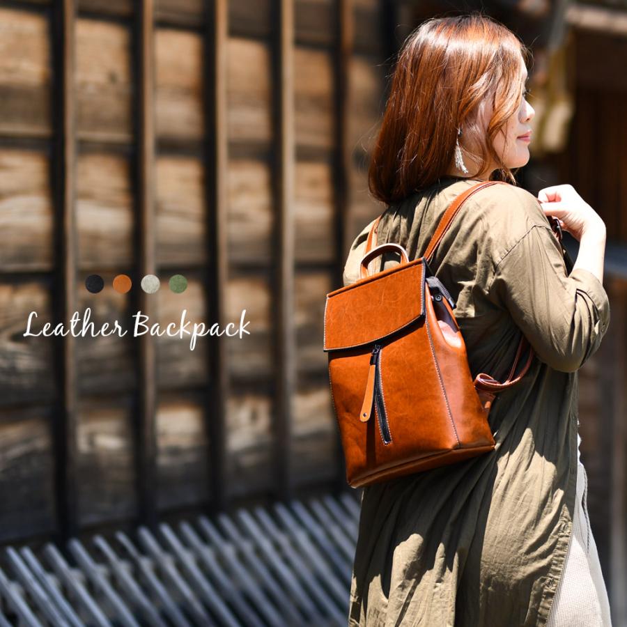 [最安値に挑戦]リュック レディース 革 レザーリュック ショルダーバッグ リュック レザーバッグ 牛革 鞄 お洒落 可愛い お出かけ