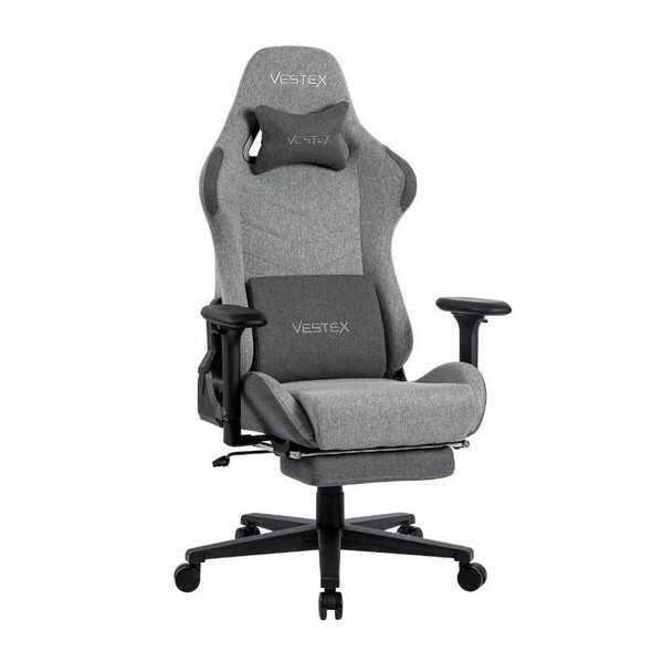 VESTEX VES-S1FTGY グレー VESTEX S1 カラーファブリック フットレスト付 ゲーミングチェア