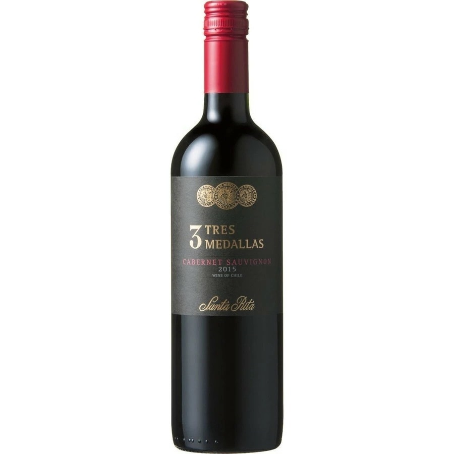 【送料無料】サンタリタ「スリーメダルズ」カベルネ ソーヴィニヨン 750ml×12本/1ケース