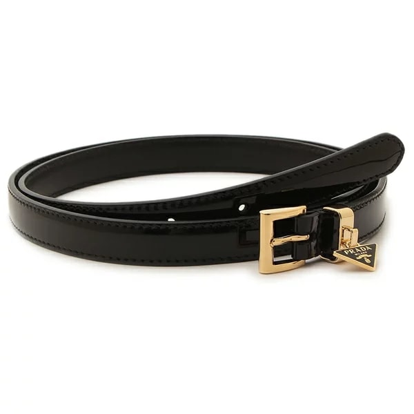 ベルト トライアングルロゴ ブラック レディース 1CC499 069 F0002
