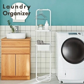 ランドリーラック　ランドリー収納　スリム【ランドリーラック ランドリー収納 スリム コンパクト】LF611B10 5,407円