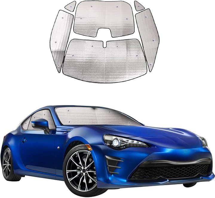 トヨタ 86/スバル BRZ 2012-2021に対応 サンシェード 車 カーシェード 全窓対応 遮光全窓シェード 車用サンシェード 車窓 (トヨタ 86 スバル BRZ 2012-20) 9,204円