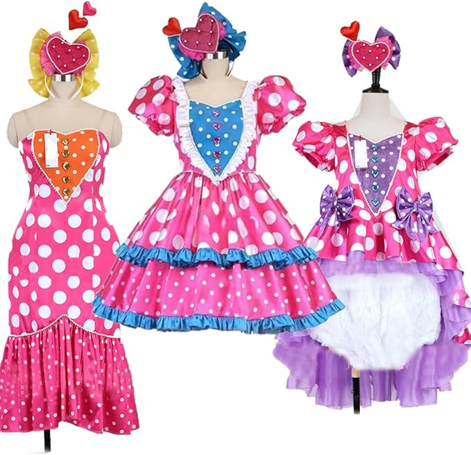 TDL コスプレ パルパルーザミニー ファンダーランド クラリスミニーデイジー 髪飾り付き レプリカ衣装 フルオーダー コスプレ衣装 コスチューム