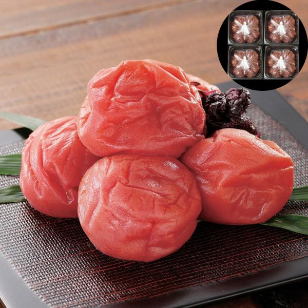 和歌山 紀州南高梅 つぶれ梅 しそ 2kg 500gx4 塩分8% SISK