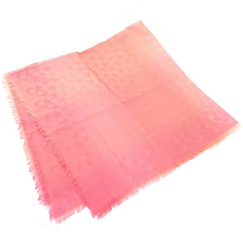 訳アリコーチ ストール COACH コーチ アウトレット オンブル オーバーサイズ スクエア ス